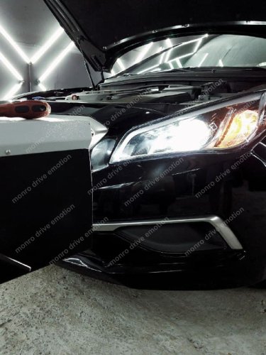 Регулировка фар Hyundai Sonata 2016 г.