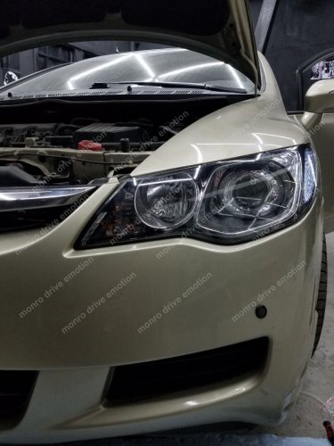 Встановлення ксенонових лінз Honda Civic 2008 р.в.