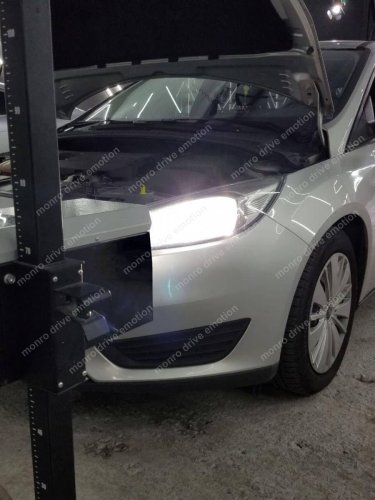 Установка светодиодных ламп Ford Focus 2014 г.в.