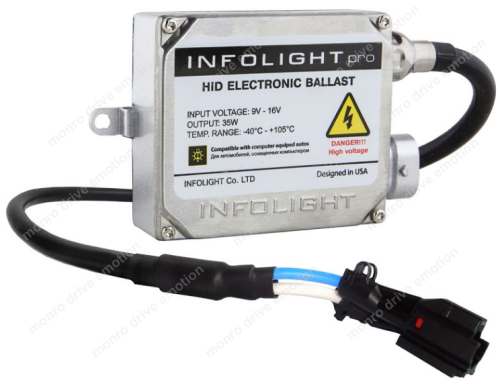 Комплект ксенонового света Infolight Pro CanBus H27 4300K +50%
