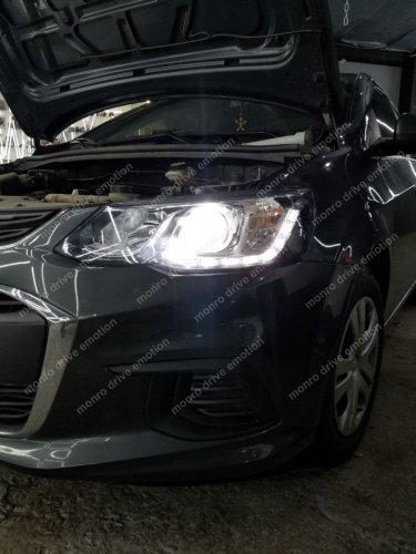 Установка LED ламп Chevrolet Aveo