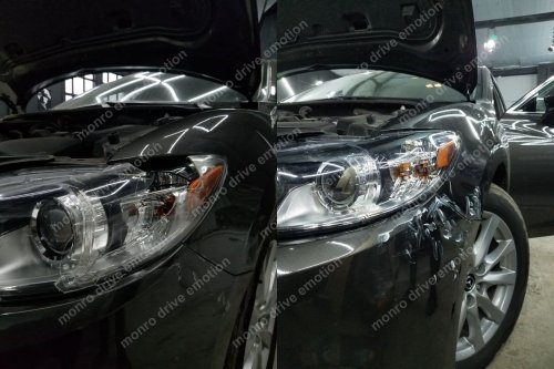 Замена стекла фары на Mazda 6 2014 г.в.