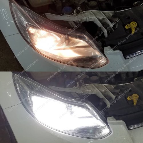 Установка LED ламп Ford Focus 2013