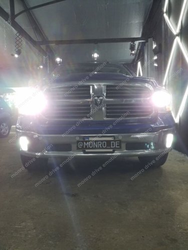 Установка LED ламп Dodge Ram 2010 г