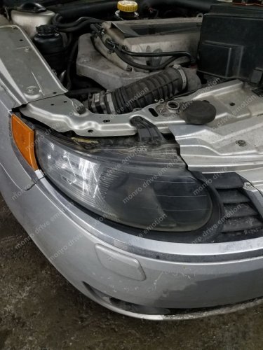 Saab 9-5 Aero 2009 - полировка  фар