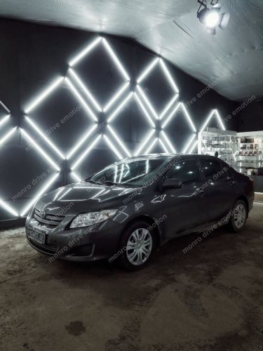 Установка led ламп Toyota Corolla 2011 г.в.