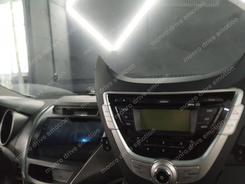 Установка магнитолы на Hyundai Elantra 2012 г.в.