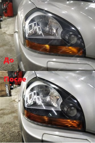 Полірування фар Hyundai Tucson 2005