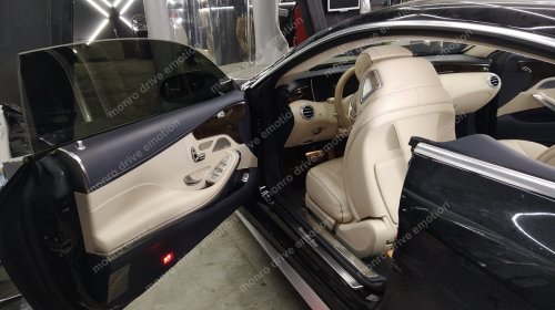 Установка шумо-виброизоляции  на Mercedes-Benz S-class Coupe 2015 года
