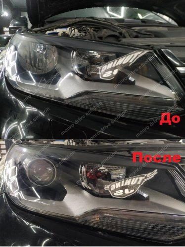Встановлення LED лінз Volkswagen Touareg 2016 р.в.