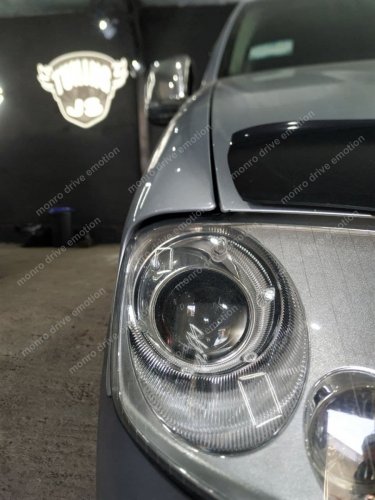  Установка LED линз  Volkswagen Caddy 2007 г.в.