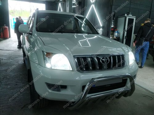 Регулировка фар Toyota Land Cruiser Prado 2007 г.в.