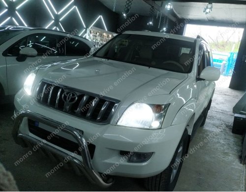 Регулировка фар Toyota Land Cruiser Prado 2007 г.в.