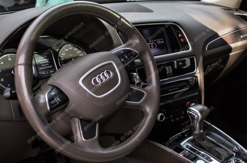 Установка магнитолы и динамиков на Audi Q5 2014 года