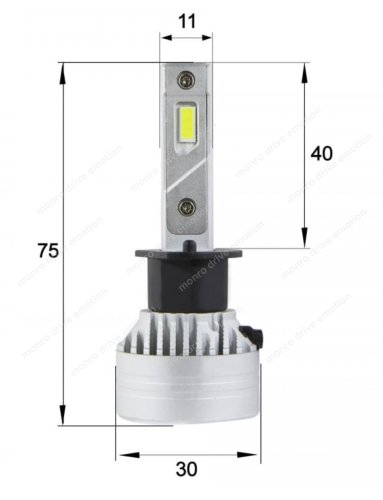 Комплект светодиодных ламп Sho-Me F4 H13 40W
