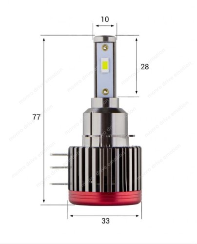 Комплект Led ламп Infolight S2 H15 6500K 60W