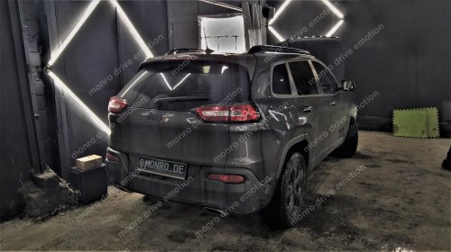 Установка LED ламп Jeep Cherokee2015