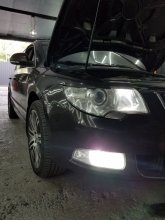 Установка ксенона Skoda Superb 2012