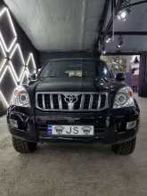Установка LED линз Toyota Land Cruiser Prado 2006 г.в.
