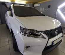 Lexus RX350 2013 - полірування і шліфування фар