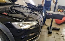 Регулировка фар Audi A6 Allroad 2014
