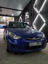 Перепаковка фар  Hyundai Accent 2014 г.в.