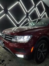 Установка LED ламп Volkswagen Tiguan
