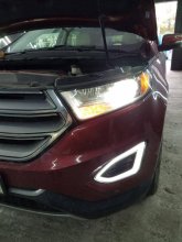 Установка ксеноновых ламп Ford Edge