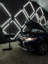 Регулювання фар Mitsubishi Outlander 2019 р.в.