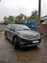 Установка парктроника Toyota Highlander 2016
