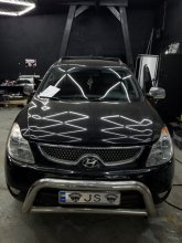 Установка LED линз Hyundai Veracruz