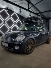 Полірування і обклеювання фар бронеплівкою Mini Cooper
