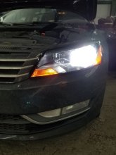 Установка LED ламп Volkswagen Passat b7 2016 р.в.
