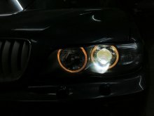 Установка линз BMW X5 2009 г