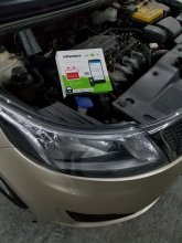 Установка сигнализации KIA Rio 2012 г.в.