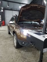 Регулювання фар Renault Duster 2011