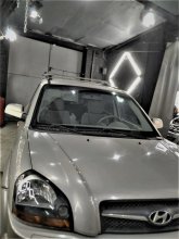 Полировка фар Hyundai Tucson 2005