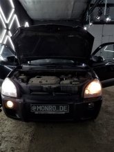 Встановлення LED ламп Hyundai Tucson 2006 р.в