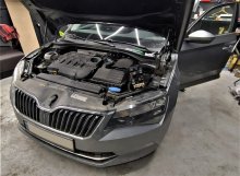 Установка сигнализации Skoda Superb Combi 2016 г.в.