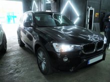 Регулировка фар BMW X3 2016