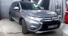 Ремонт фар Mitsubishi Outlander 2017 г.в.