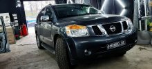Перепаковка фар на Nissan Armada 2018 г.в.