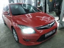 Hyundai i30 2009 встановлення лед ламп