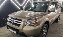 Установка камеры заднего вида Honda Pilot 2007 г.в.