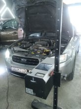 Регулировка фар Subaru Outback 2008 г.в.