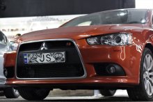 Установка парктроника Mitsubishi Lancer X 2008 г.в.