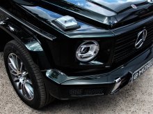 Перепаковка фар на Mercedes-Benz G63 2020 г.в.