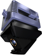 Камера заднего и переднего вида с поворотными линиями Keepcul 1280 x 720px закрывающаяся