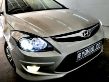 Встановлення світлодіодних ламп Hyundai i30