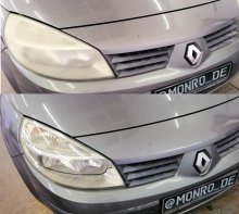 Установка Led ламп Renault Scenic